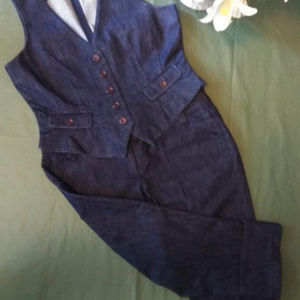 New York & Co 2-Piece Denim Set - Size 16